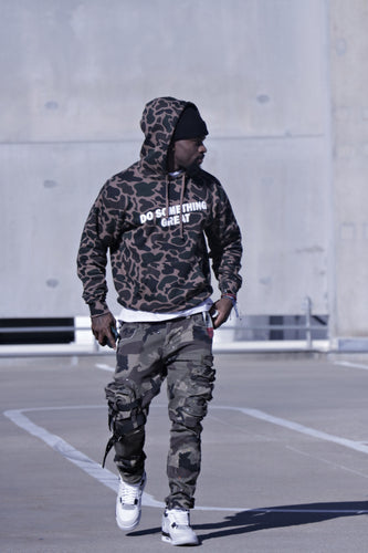 DUCK CAMO HEAVYWEIGHT HOODED PULLOVER